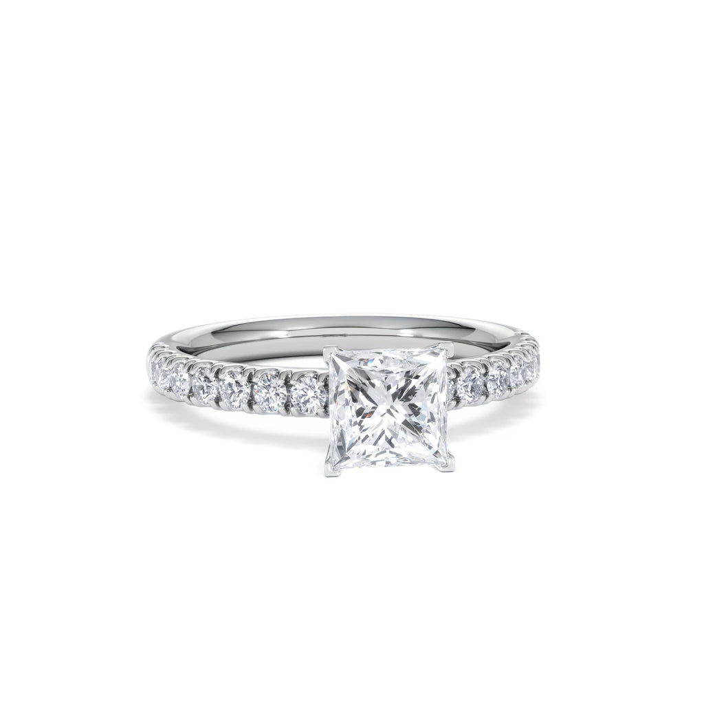 Katerina GIA Princess Diamond Engagement Ring Platinum 1.50ct G/VS