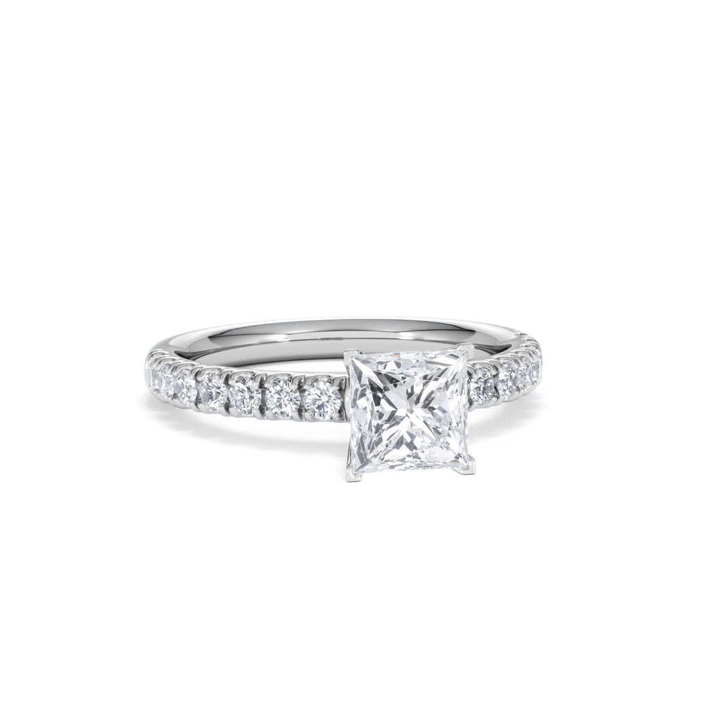 Katerina GIA Princess Diamond Engagement Ring Platinum 1.50ct G/VS