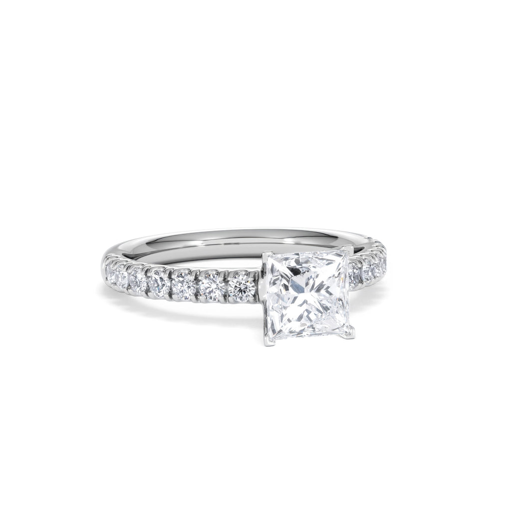 Katerina GIA Princess Diamond Engagement Ring Platinum 1.50ct G/VS