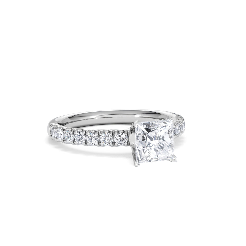 Katerina GIA Princess Diamond Engagement Ring Platinum 1.50ct G/VS