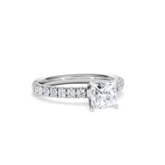 Katerina GIA Princess Diamond Engagement Ring Platinum 1.50ct G/SI2