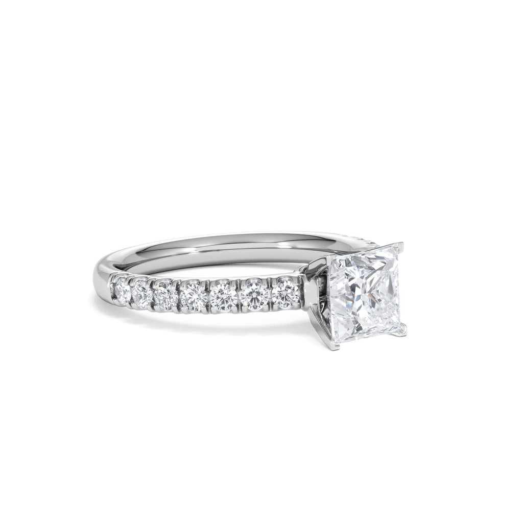 Katerina GIA Princess Diamond Engagement Ring Platinum 1.50ct G/VS