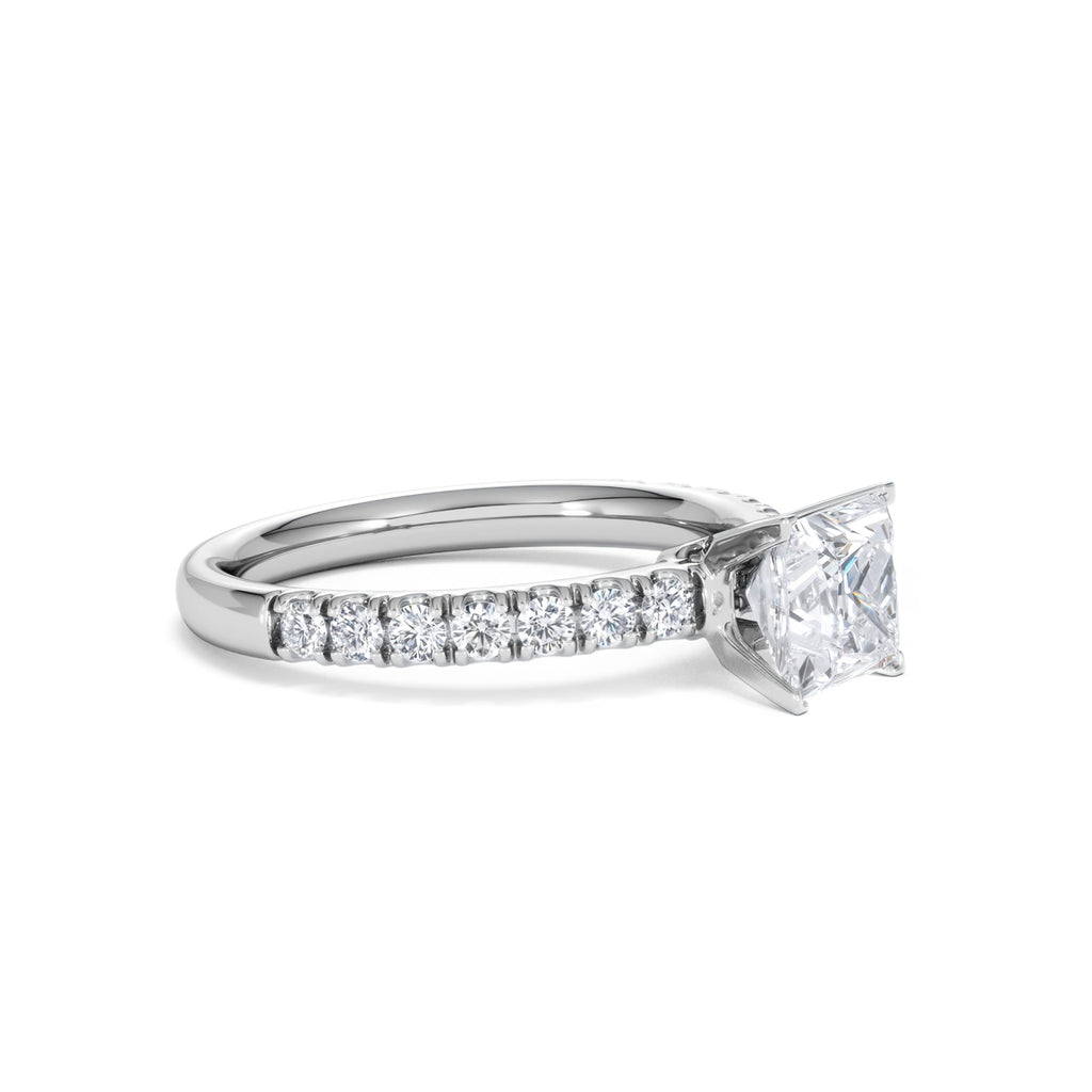Katerina GIA Princess Diamond Engagement Ring Platinum 1.50ct G/VS