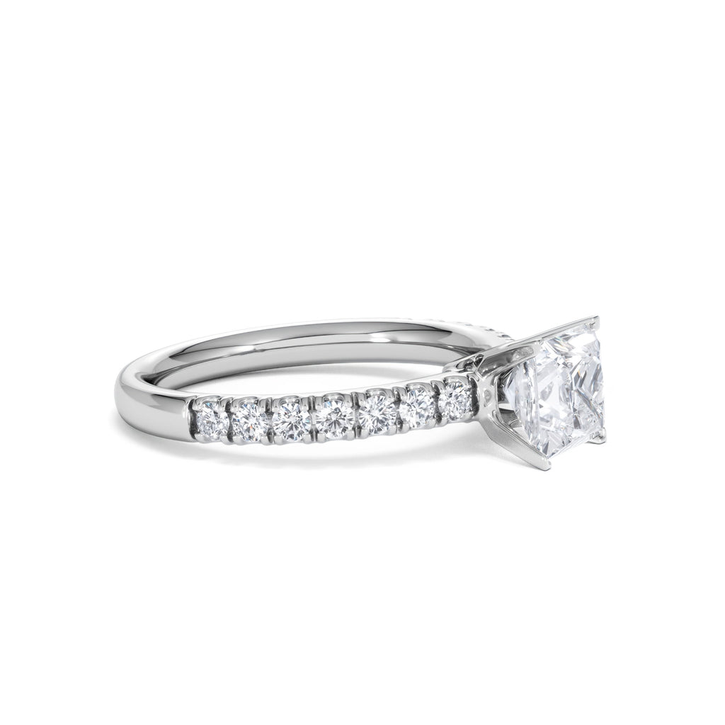 Katerina GIA Princess Diamond Engagement Ring Platinum 1.50ct G/SI2