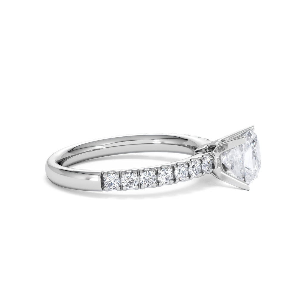 Katerina GIA Princess Diamond Engagement Ring Platinum 1.50ct G/VS