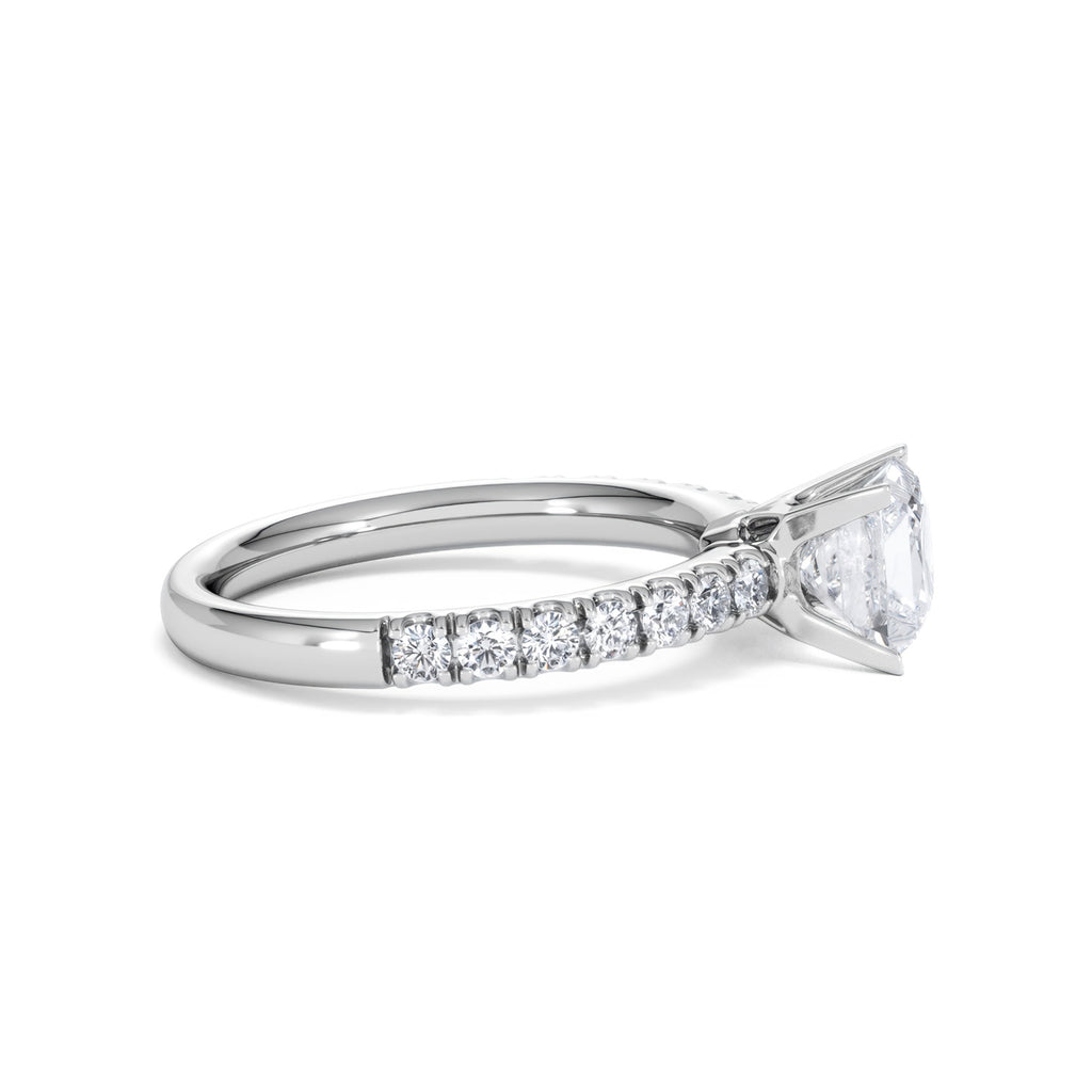 Katerina GIA Princess Diamond Engagement Ring Platinum 1.50ct G/VS