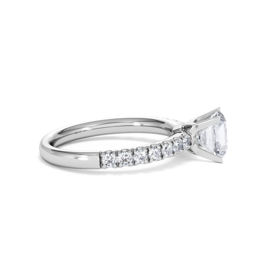 Katerina GIA Princess Diamond Engagement Ring Platinum 1.50ct G/VS