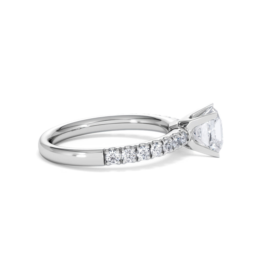 Katerina GIA Princess Diamond Engagement Ring Platinum 1.50ct G/SI2