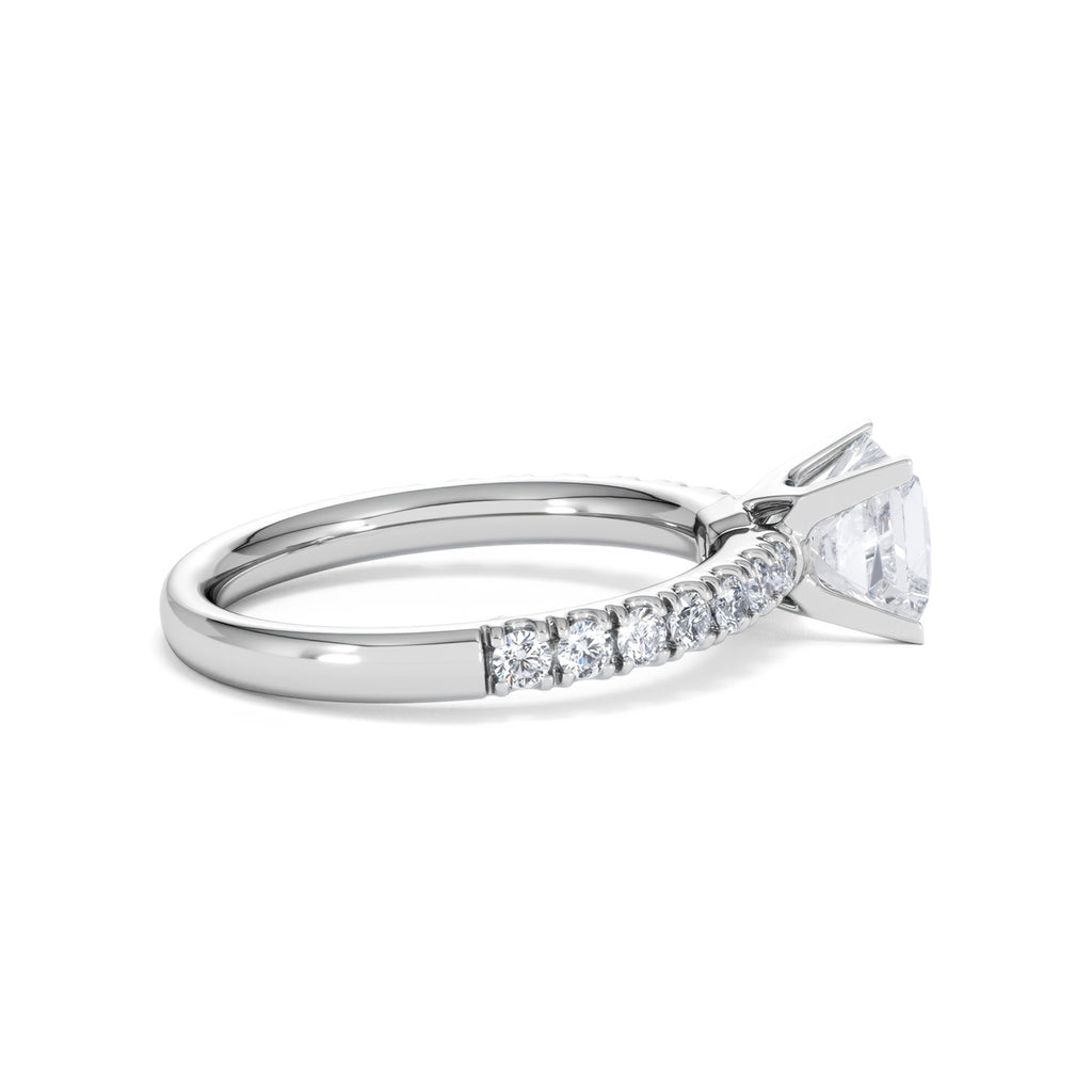 Katerina GIA Princess Diamond Engagement Ring Platinum 1.50ct G/SI2
