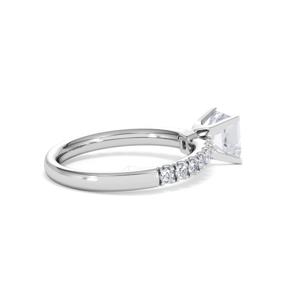 Katerina GIA Princess Diamond Engagement Ring Platinum 1.50ct G/SI2