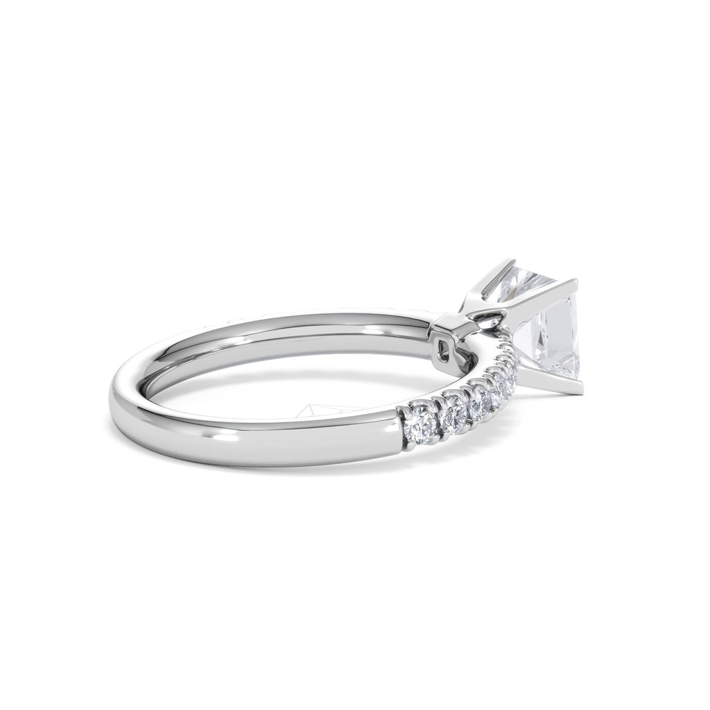 Katerina GIA Princess Diamond Engagement Ring Platinum 1.50ct G/SI2