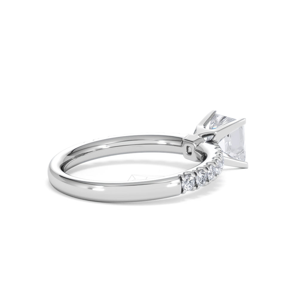 Katerina GIA Princess Diamond Engagement Ring Platinum 1.50ct G/VS