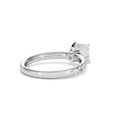 Katerina GIA Princess Diamond Engagement Ring Platinum 1.50ct G/SI2