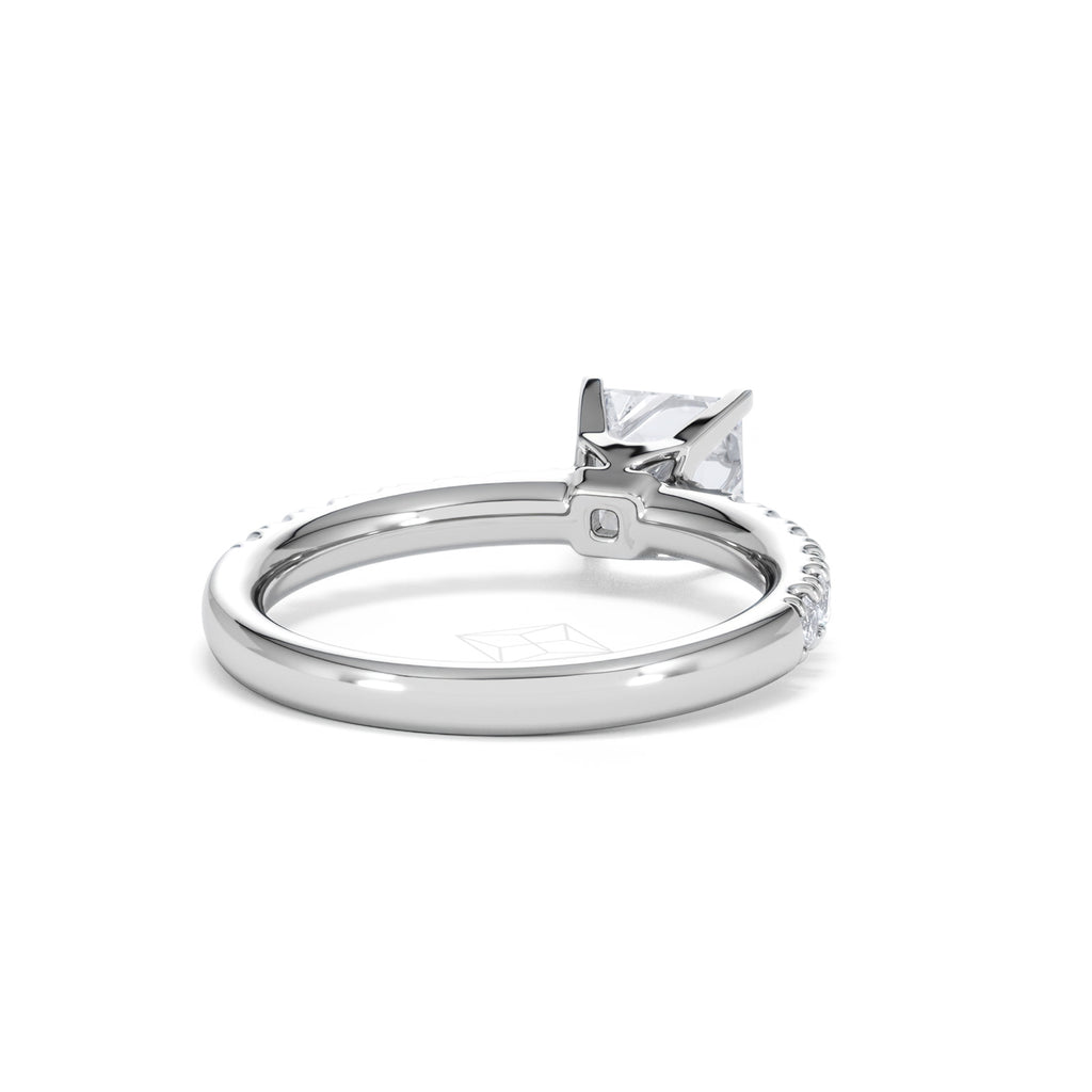 Katerina GIA Princess Diamond Engagement Ring Platinum 1.50ct G/SI2