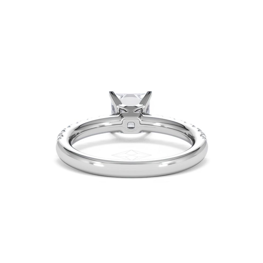 Katerina GIA Princess Diamond Engagement Ring Platinum 1.50ct G/SI2