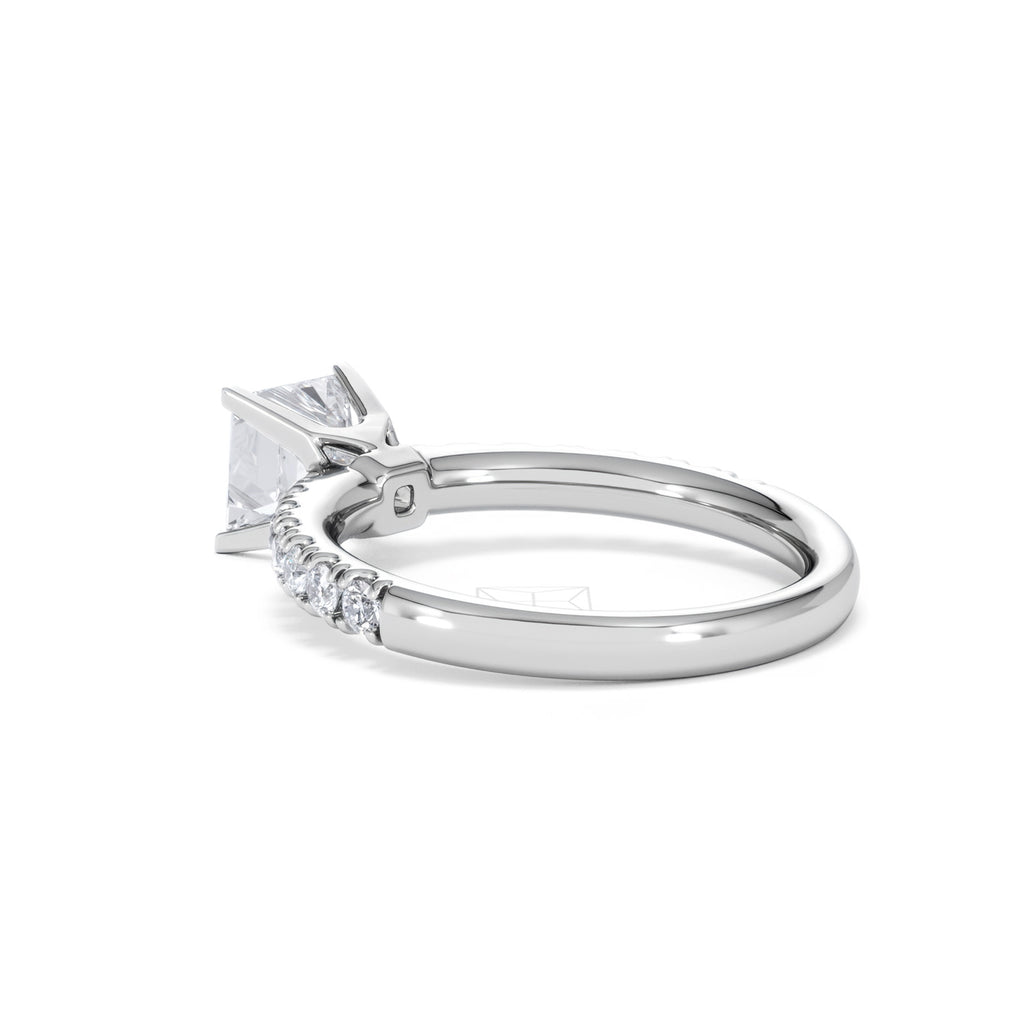 Katerina GIA Princess Diamond Engagement Ring Platinum 1.50ct G/SI2
