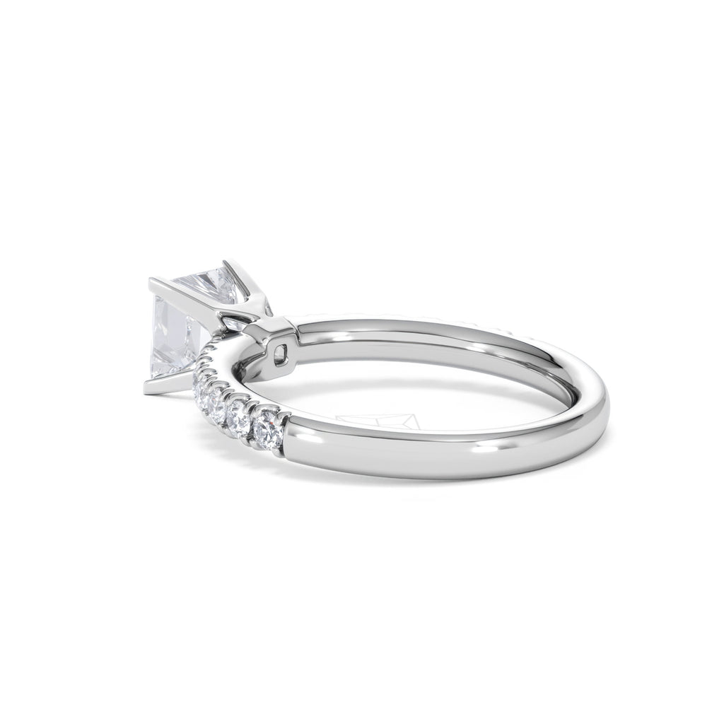 Katerina GIA Princess Diamond Engagement Ring Platinum 1.50ct G/SI2