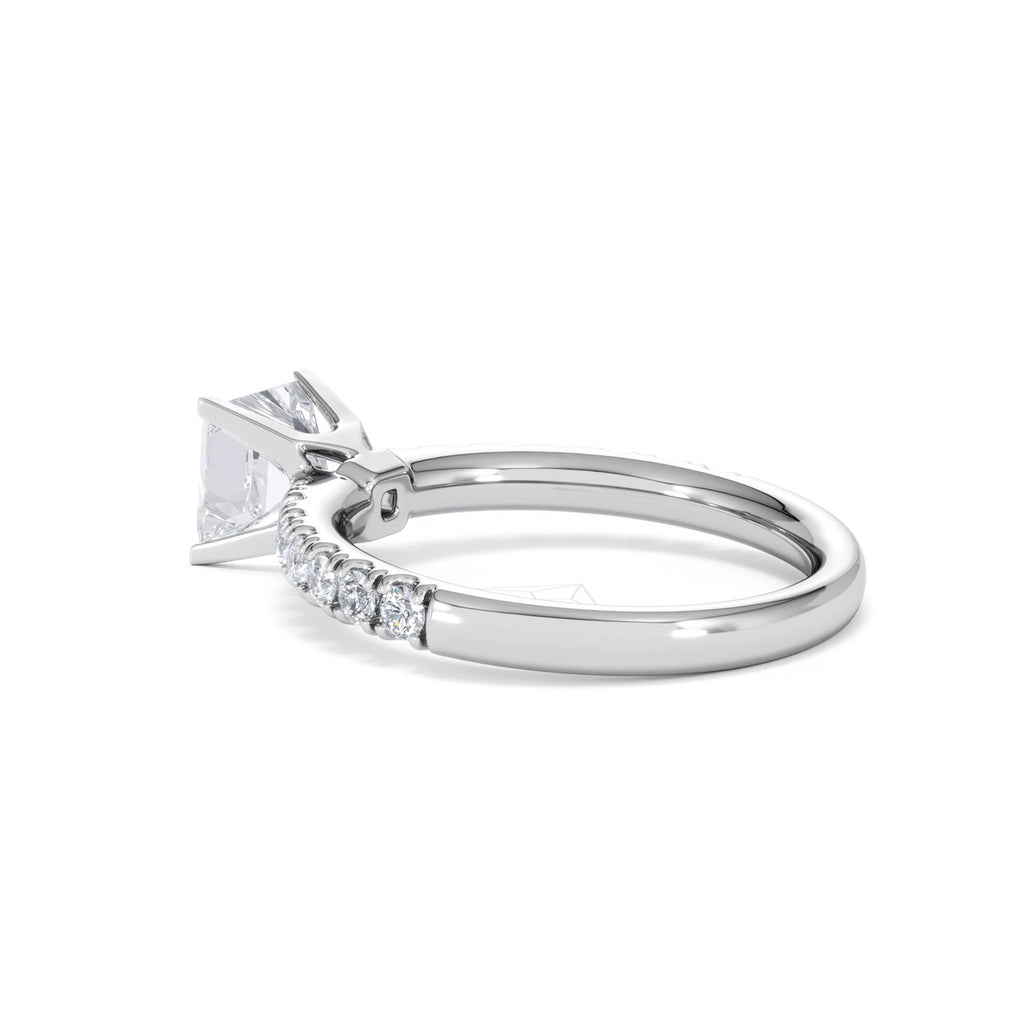 Katerina GIA Princess Diamond Engagement Ring Platinum 1.50ct G/SI2