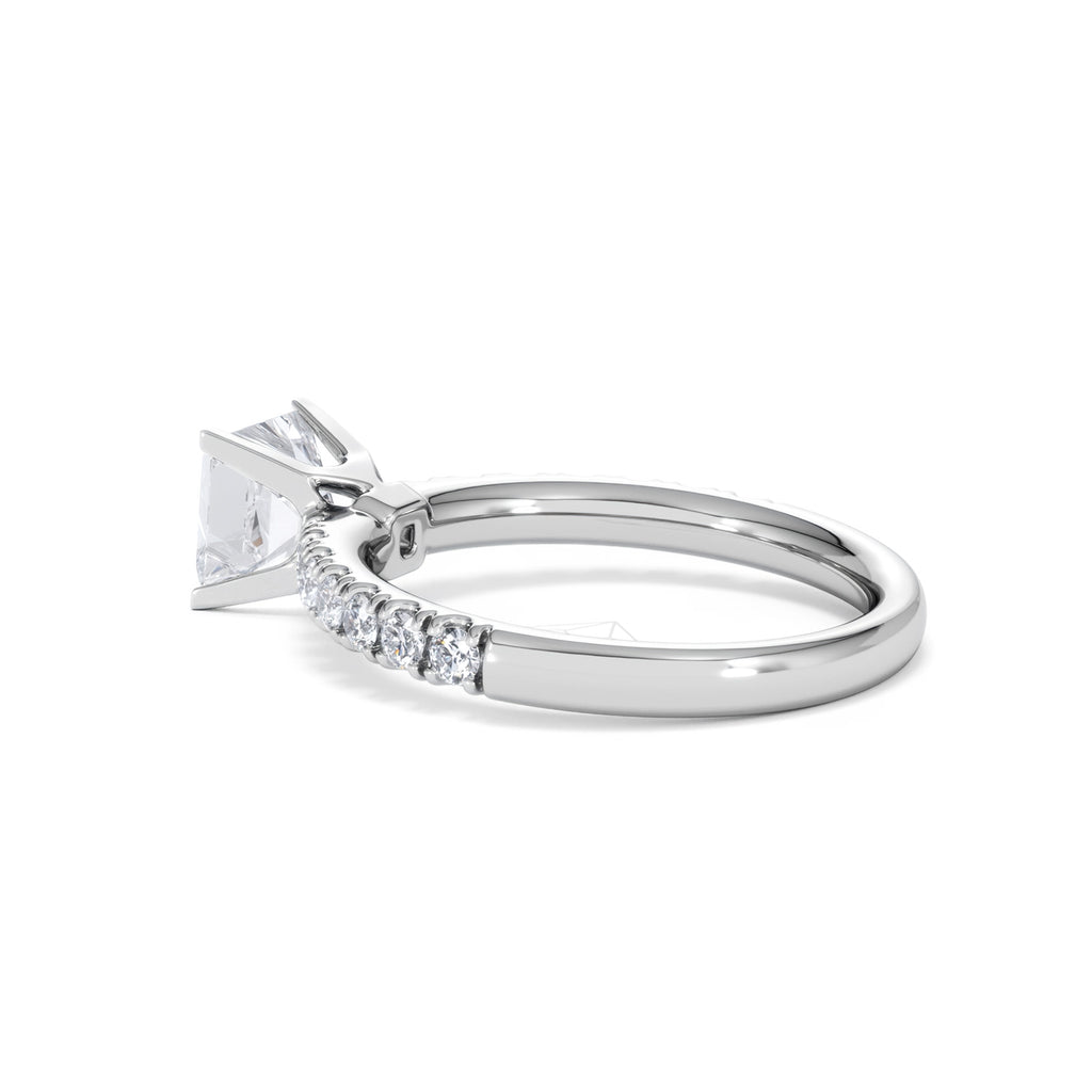 Katerina GIA Princess Diamond Engagement Ring Platinum 1.50ct G/SI2