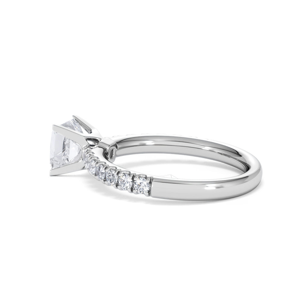 Katerina GIA Princess Diamond Engagement Ring Platinum 1.50ct G/VS