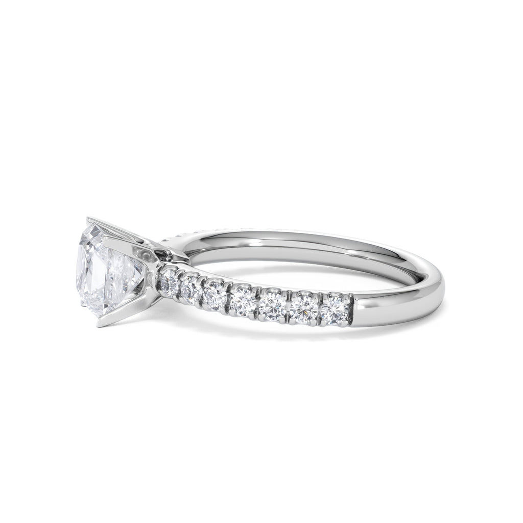 Katerina GIA Princess Diamond Engagement Ring Platinum 1.50ct G/VS