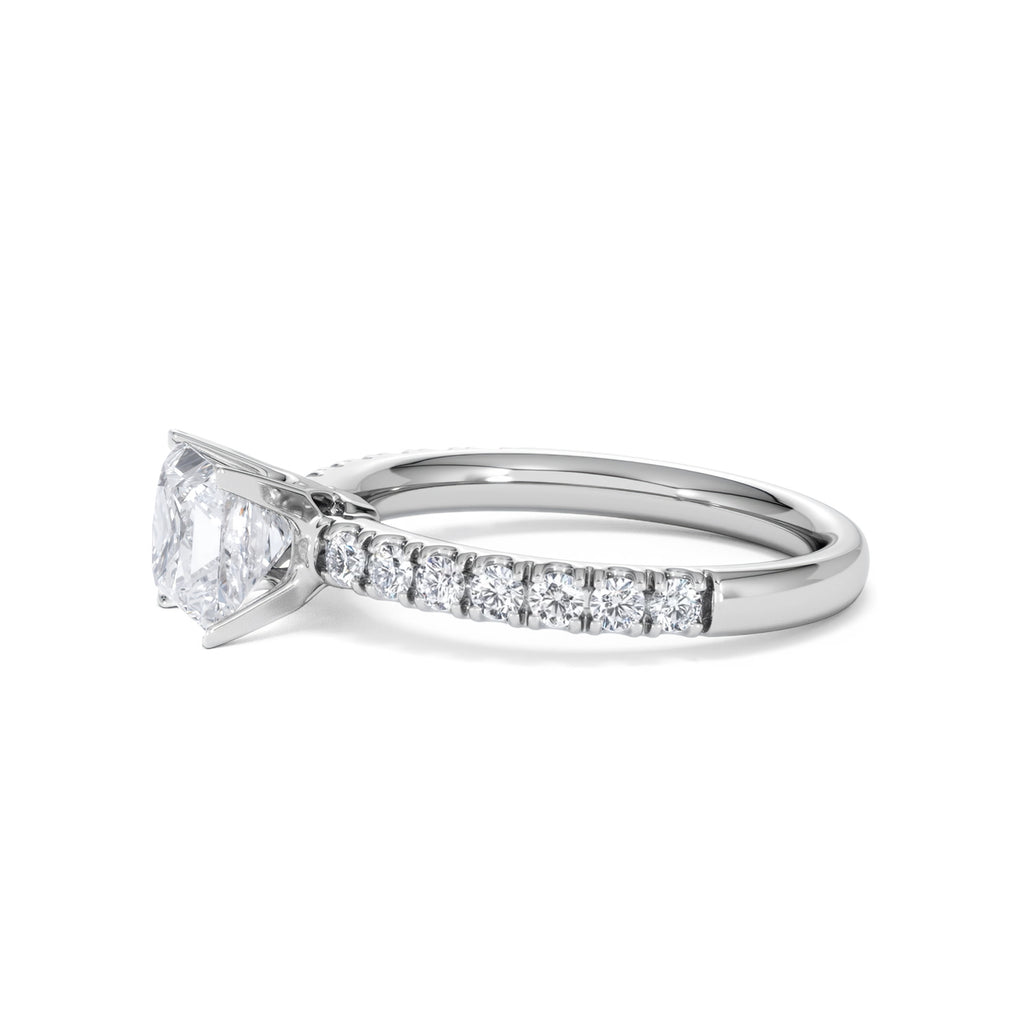 Katerina GIA Princess Diamond Engagement Ring Platinum 1.50ct G/SI2