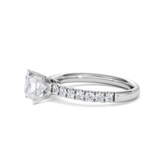 Katerina GIA Princess Diamond Engagement Ring Platinum 1.50ct G/SI2
