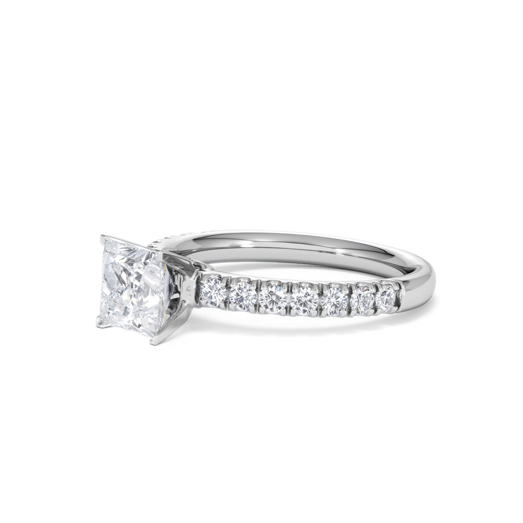Katerina GIA Princess Diamond Engagement Ring Platinum 1.50ct G/VS