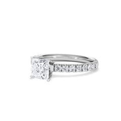 Katerina GIA Princess Diamond Engagement Ring Platinum 1.50ct G/SI2