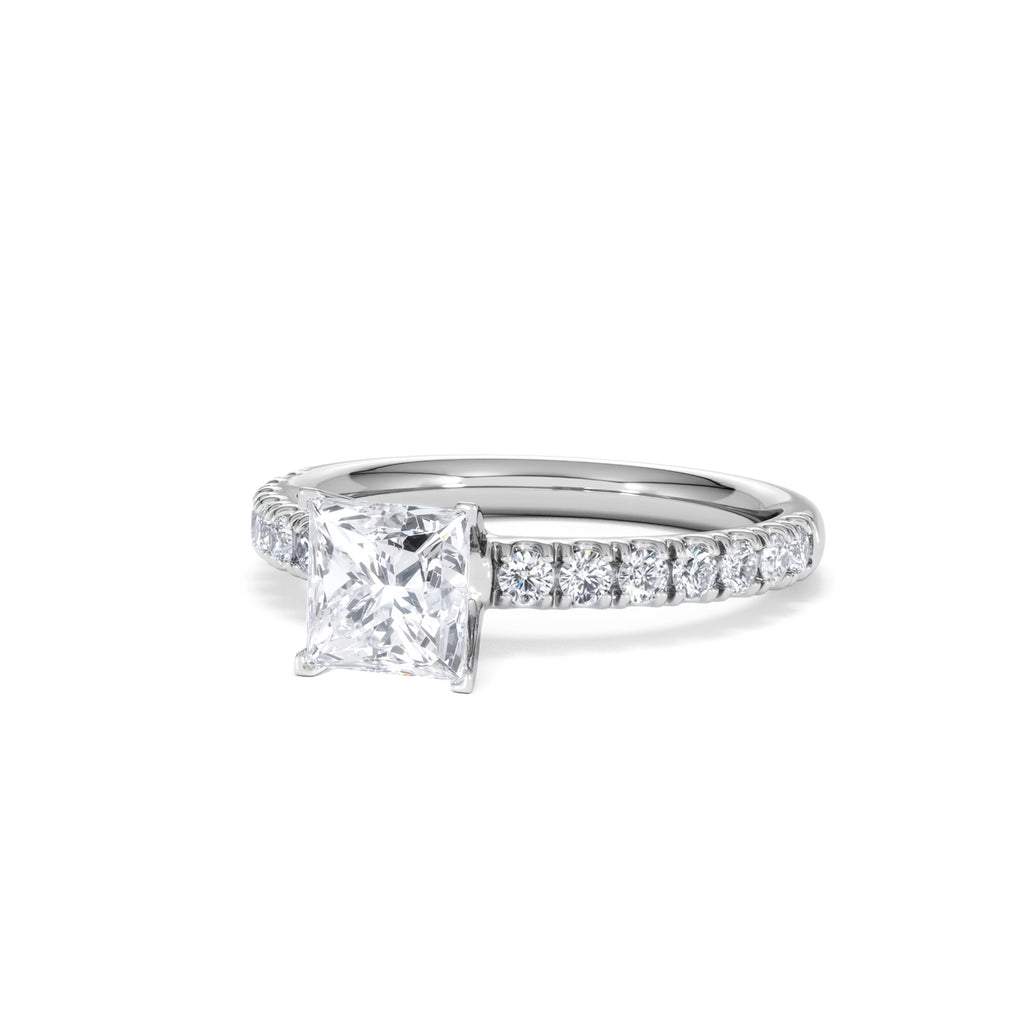 Katerina GIA Princess Diamond Engagement Ring Platinum 1.50ct G/VS