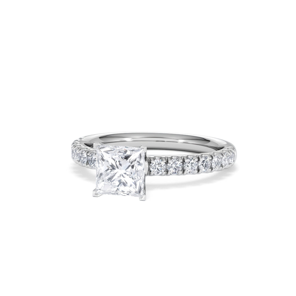 Katerina GIA Princess Diamond Engagement Ring Platinum 1.50ct G/SI2