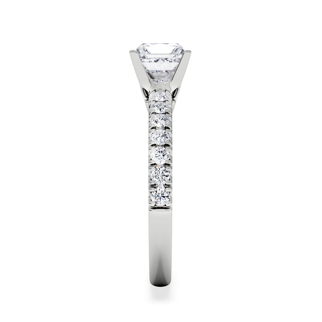 Katerina GIA Princess Diamond Engagement Ring Platinum 1.50ct G/VS