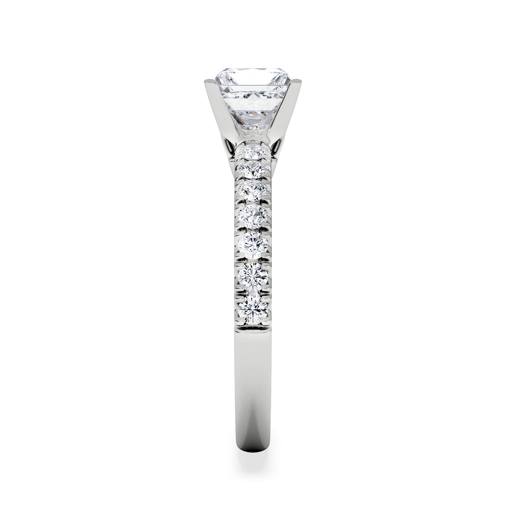 Katerina GIA Princess Diamond Engagement Ring Platinum 1.50ct G/SI2