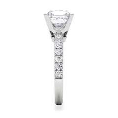 2.60ct Katerina Lab Princess Diamond Engagement Ring Platinum F/VS1