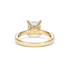 2.60ct Katerina Lab Princess Diamond Engagement Ring 18K Gold F/VS1