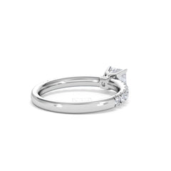Katerina Lab Princess Diamond Engagement Ring Platinum 0.85ct F/VS1