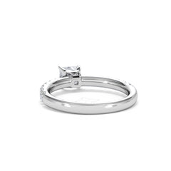 Katerina Lab Princess Diamond Engagement Ring Platinum 0.85ct F/VS1