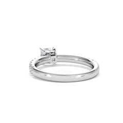 Katerina Lab Princess Diamond Engagement Ring Platinum 0.85ct F/VS1