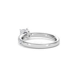 Katerina Princess Diamond Engagement Ring 18KW Gold 0.85ct H/SI