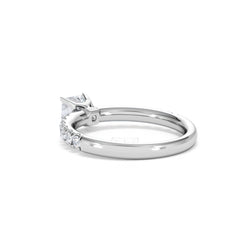 Katerina Lab Princess Diamond Engagement Ring Platinum 0.85ct F/VS1