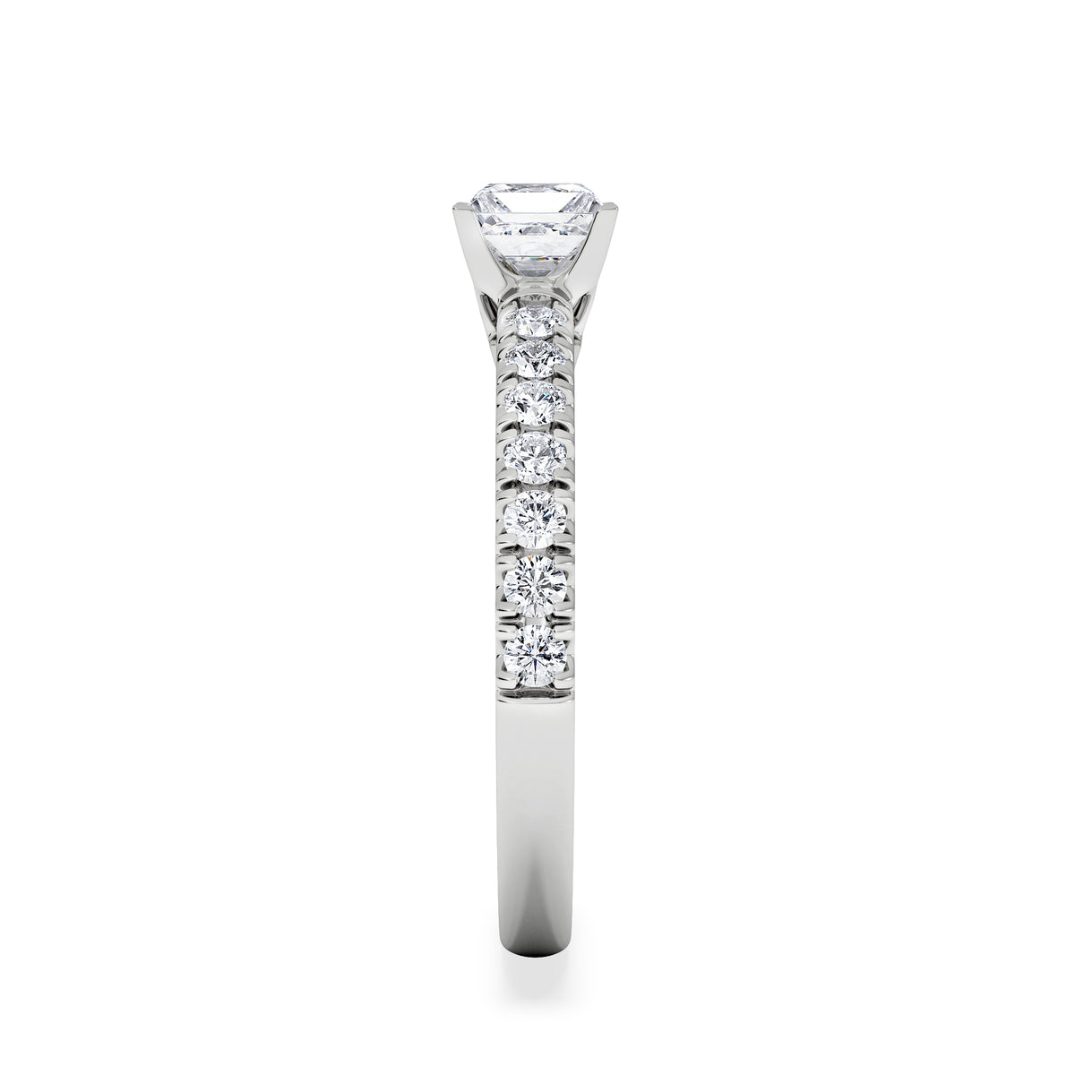 Katerina Princess Diamond Engagement Ring Platinum 0.85ct G/SI2