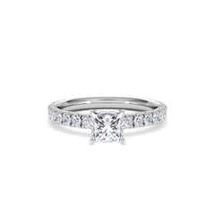 Katerina GIA Princess Diamond Engagement Ring Platinum 1.15ct H/SI