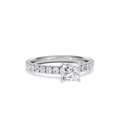 Katerina GIA Princess Diamond Engagement Ring Platinum 1.15ct H/SI