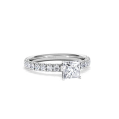 Katerina GIA Princess Diamond Engagement Ring Platinum 1.15ct H/SI