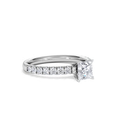 Katerina GIA Princess Diamond Engagement Ring Platinum 1.15ct H/SI
