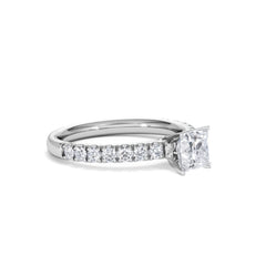 Katerina GIA Princess Diamond Engagement Ring Platinum 1.15ct H/SI