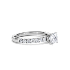 Katerina GIA Princess Diamond Engagement Ring Platinum 1.15ct H/SI