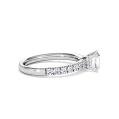 Katerina GIA Princess Diamond Engagement Ring Platinum 1.15ct H/SI