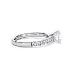 Katerina GIA Princess Diamond Engagement Ring Platinum 1.15ct H/SI