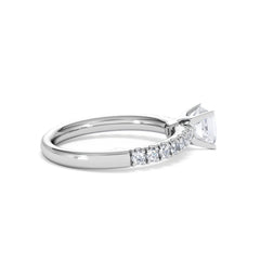 Katerina GIA Princess Diamond Engagement Ring Platinum 1.15ct H/SI